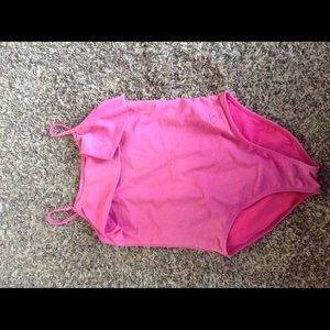 pink swimsuit